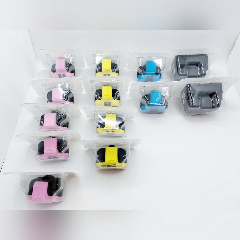 Pink, Yellow, Blue,‎ Black Photo Packs HP 02 Series Bundle Of 14